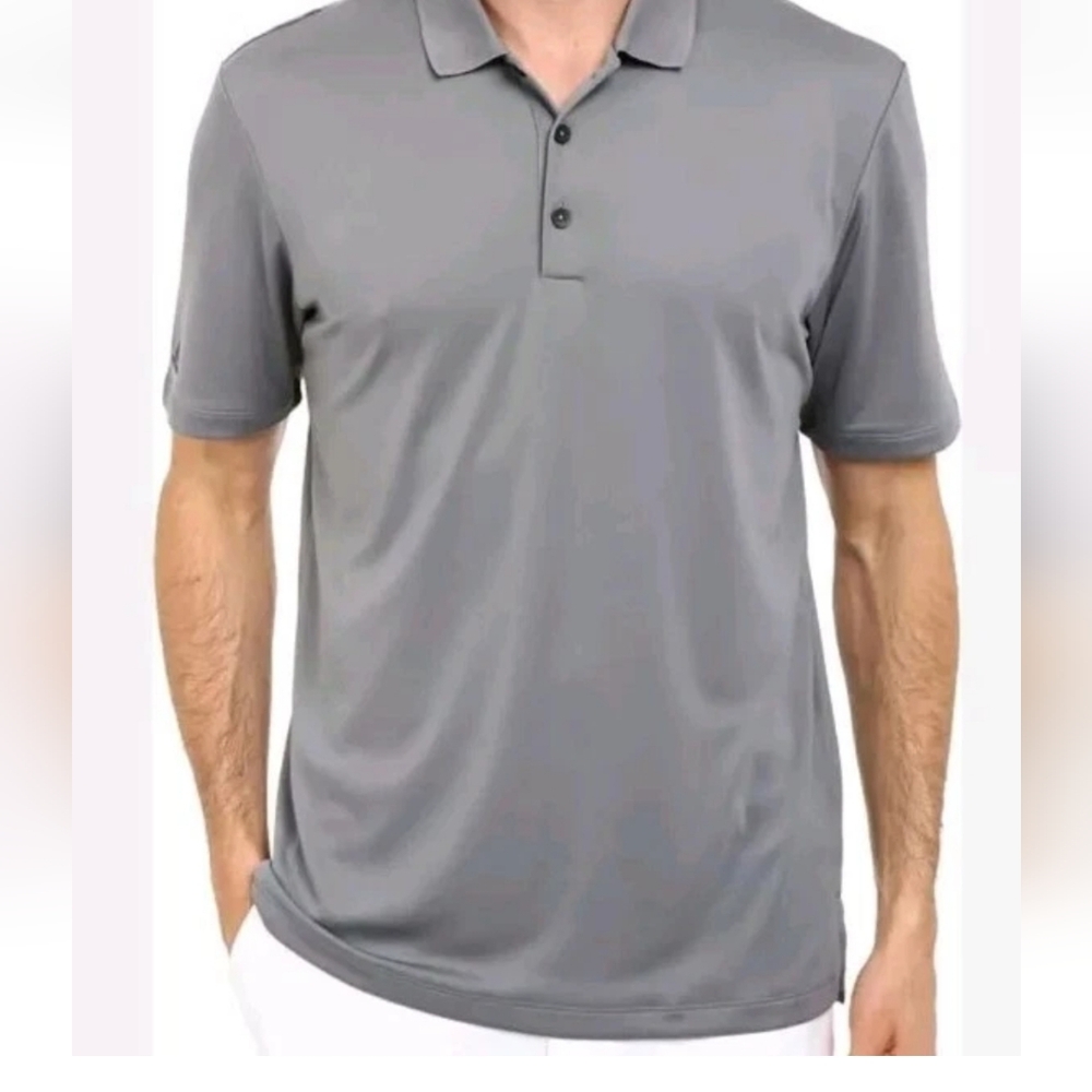 Adidas Puremotion Golf Polo Shirt Men Sz 2X Vista Grey Sporty Tennis Pickleball